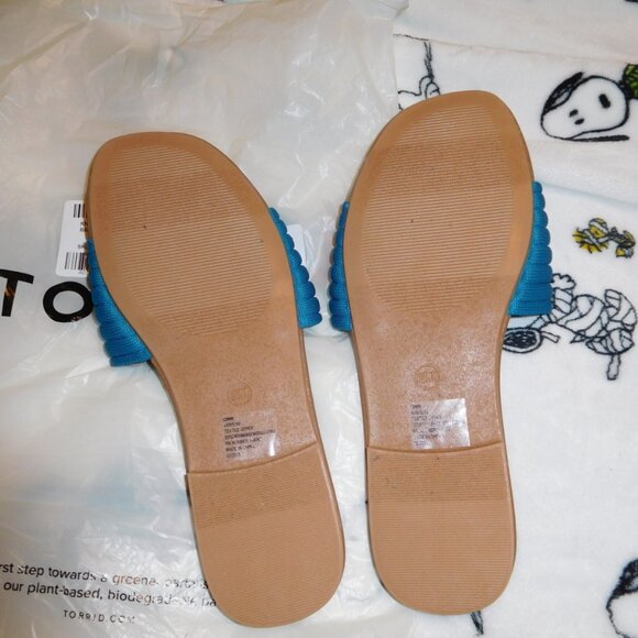NEW SIZE 12 TORRID Knit Banded Slide (WW) BISCAY BAY BLUE - Picture 4 of 5